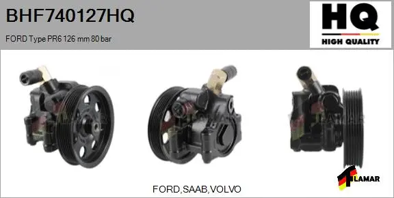 Hydraulic Pump, steering (BHF740127HQ)