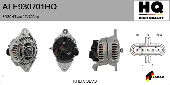 Alternator (ALF930701HQ)