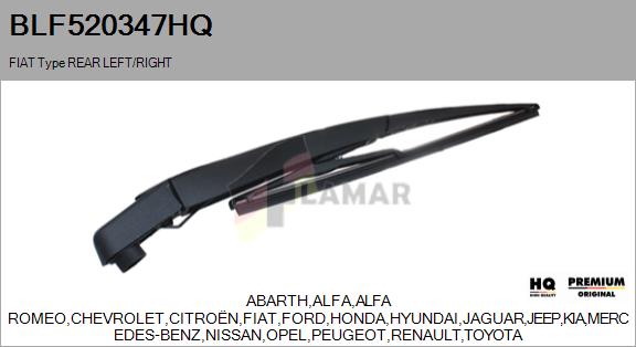 Wiper Arm, window cleaning (BLF520347HQ)