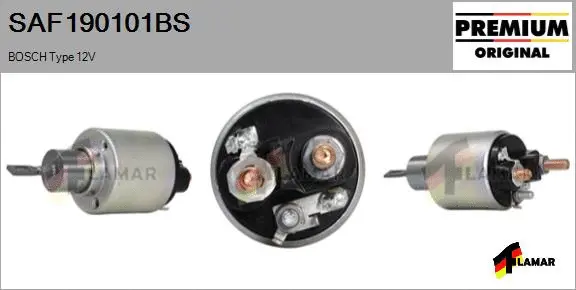 Solenoid Switch, starter (SAF190101BS)