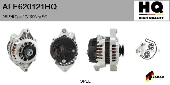 Alternator (ALF620121HQ)
