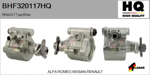 Hydraulic Pump, steering (BHF320117HQ)