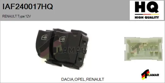 Switch, window regulator (IAF240017HQ)