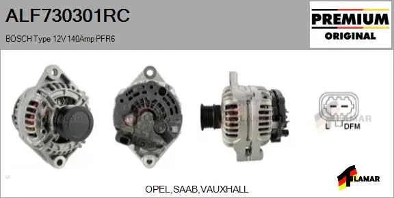 Alternator (ALF730301RC)