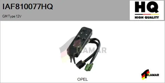 Switch, window regulator (IAF810077HQ)