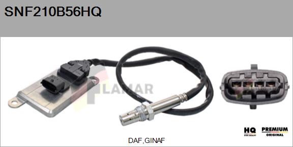 NOx Sensor, urea injection (SNF210B56HQ)