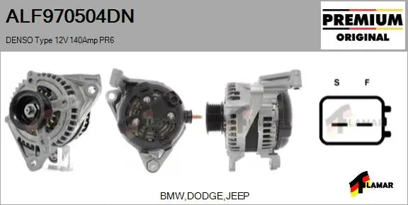 Alternator (ALF970504DN)