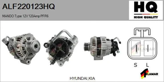 Alternator (ALF220123HQ)