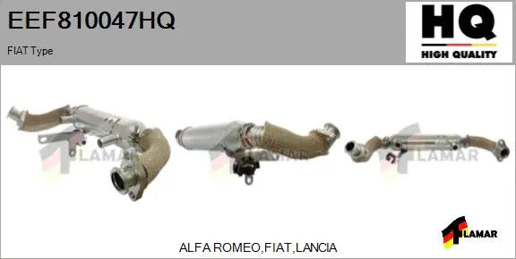 Cooler, exhaust gas recirculation (EEF810047HQ)