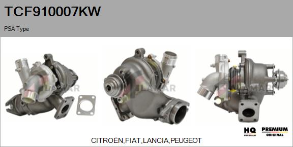 Charger, charging (supercharged/turbocharged) (TCF910007KW)