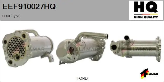 Cooler, exhaust gas recirculation (EEF910027HQ)