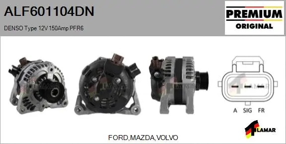 Alternator (ALF601104DN)