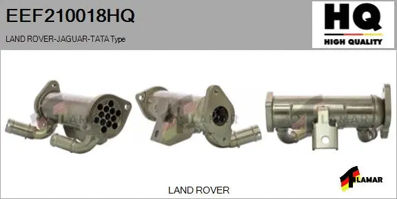 Cooler, exhaust gas recirculation (EEF210018HQ)