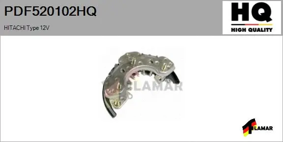 Rectifier, alternator (PDF520102HQ)