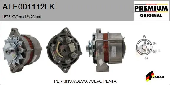 Alternator (ALF001112LK)
