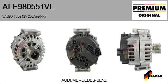 Alternator (ALF980551VL)