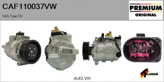 Compressor, air conditioning (CAF110037VW)