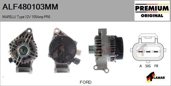 Alternator (ALF480103MM)