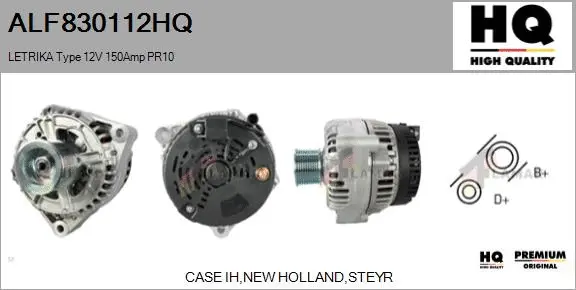 Alternator (ALF830112HQ)