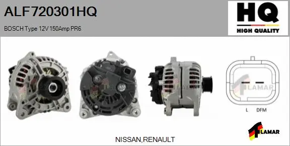 Alternator (ALF720301HQ)