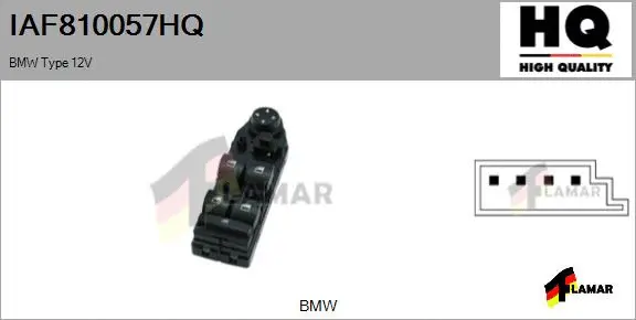 Switch, window regulator (IAF810057HQ)