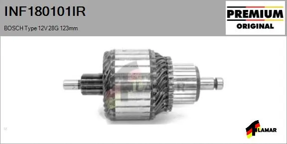 Armature, starter (INF180101IR)