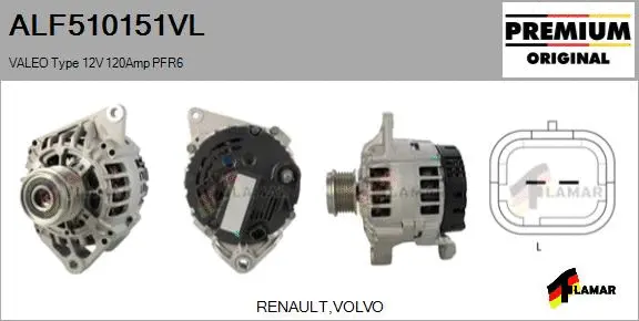 Alternator (ALF510151VL)