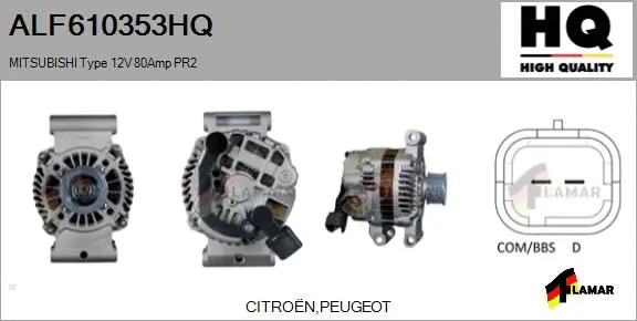 Alternator (ALF610353HQ)