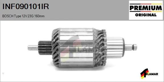 Armature, starter (INF090101IR)