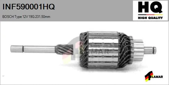 Armature, starter (INF590001HQ)