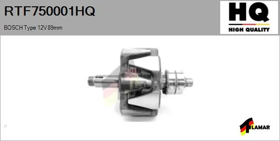Rotor, alternator (RTF750001HQ)
