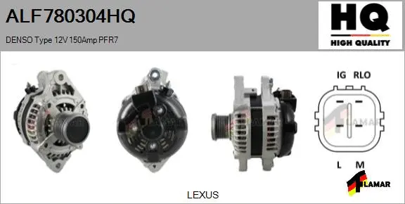 Alternator (ALF780304HQ)