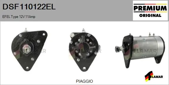 Alternator, starter (DSF110122EL)