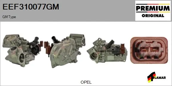 Cooler, exhaust gas recirculation (EEF310077GM)