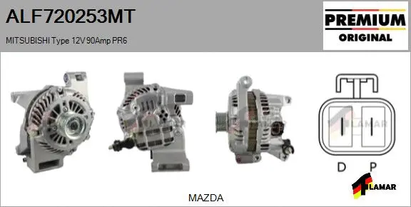 Alternator (ALF720253MT)