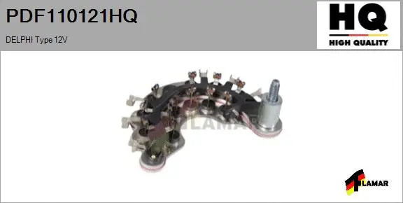 Rectifier, alternator (PDF110121HQ)