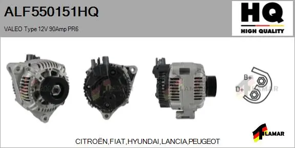 Alternator (ALF550151HQ)