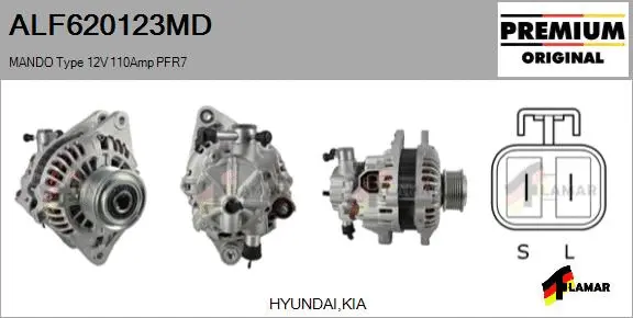Alternator (ALF620123MD)