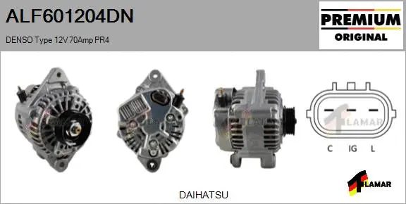 Alternator (ALF601204DN)