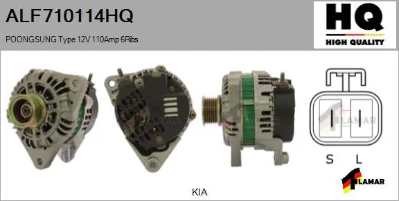 Alternator (ALF710114HQ)