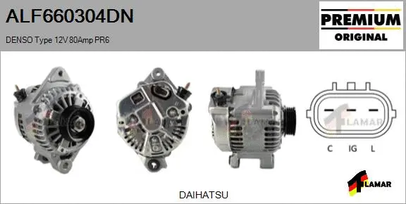 Alternator (ALF660304DN)