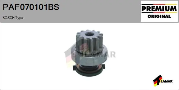 Pinion, starter (PAF070101BS)
