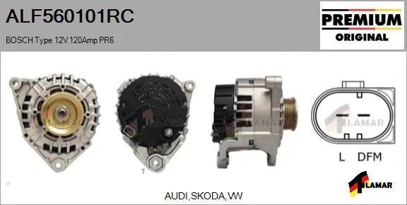 Alternator (ALF560101RC)