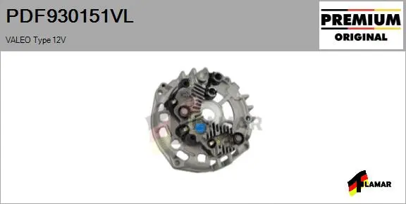 Rectifier, alternator (PDF930151VL)