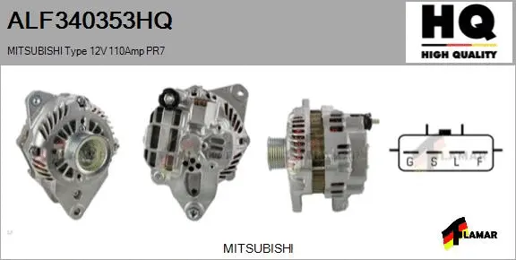 Alternator (ALF340353HQ)