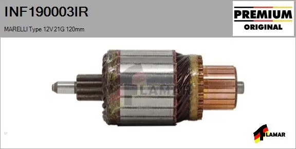 Armature, starter (INF190003IR)