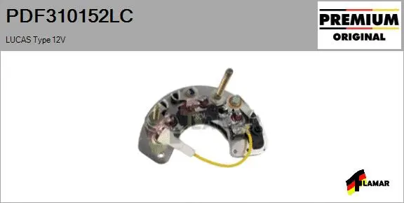 Rectifier, alternator (PDF310152LC)