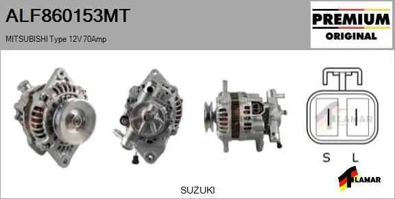 Alternator (ALF860153MT)