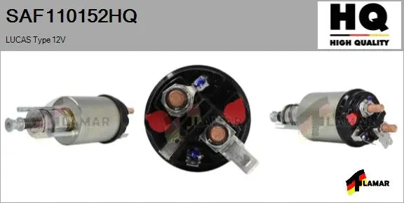 Solenoid Switch, starter (SAF110152HQ)