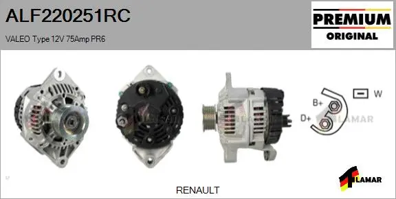 Alternator (ALF220251RC)